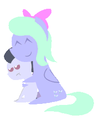 Size: 350x450 | Tagged: animated, artist:mrponiator, cuddling, cute, derpibooru import, female, flitter, flitterumble, hug, male, pointy ponies, rumble, safe, shipping, simple background, snuggling, straight, straight shota, transparent background