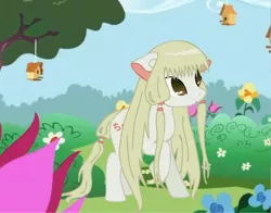 Size: 1500x1175 | Tagged: artist:ktechnicolour, chii, chobits, ponified, safe