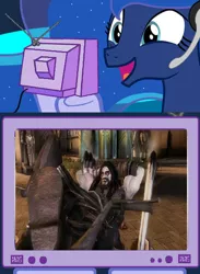 Size: 876x1200 | Tagged: derpibooru import, exploitable meme, gamer luna, injustice gods among us, lobo, princess luna, safe, tv meme