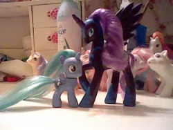 Size: 640x480 | Tagged: safe, artist:lightningbolt, derpibooru import, official, nightmare moon, princess luna, pony, brushable, custom, filly, irl, photo, toy