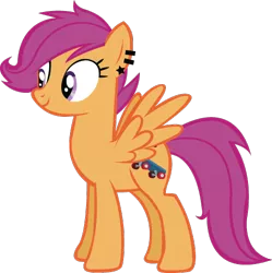 Size: 520x522 | Tagged: safe, artist:schwarzekatze4, derpibooru import, scootaloo, alternate cutie mark, alternate universe, harmony-verse, simple background, transparent background, vector