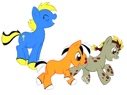 Size: 2048x1536 | Tagged: artist:redflamekitty44, derpibooru import, dory, finding nemo, nemo, ponified, safe, squirt