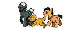 Size: 1818x684 | Tagged: artist:redflamekitty44, carl, derpibooru import, dug, pixar, ponified, russel, safe, up