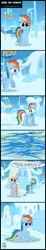 Size: 948x5097 | Tagged: safe, artist:toxic-mario, derpibooru import, derpy hooves, rainbow dash, cloud, cloudsdale, comic, filly, speech bubble, younger