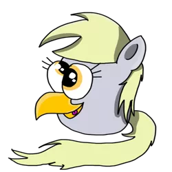 Size: 894x894 | Tagged: angry birds, artist:rad-toucan, bird, crossover, derpibooru import, derpy hooves, safe, solo, species swap
