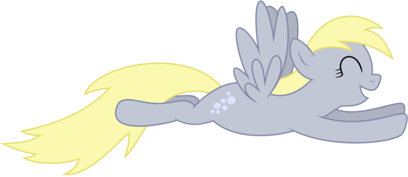Size: 1024x444 | Tagged: safe, artist:yalter, derpibooru import, derpy hooves, pegasus, pony, female, flying, happy, mare, simple background, solo, transparent background, vector