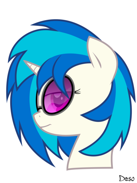 Size: 1024x1365 | Tagged: safe, artist:mielzsimmons, artist:ox-deso-xo, derpibooru import, vinyl scratch, pony, unicorn, female, glasses, head, horn, mare, simple background, solo, sunglasses, transparent background, vector