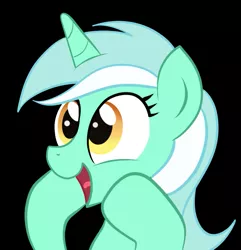Size: 1069x1110 | Tagged: safe, artist:gsphere, derpibooru import, lyra heartstrings, pony, unicorn, black background, excited, simple background, smiling, solo, vector, want