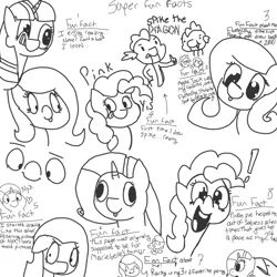 Size: 700x700 | Tagged: applejack, artist facts, artist:raritay, derpibooru import, facts, fluttershy, oc, oc:mariebelle, oc:nyx, pinkamena diane pie, pinkie pie, rarity, safe, spike, text, twilight sparkle, writing