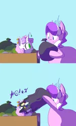 Size: 784x1302 | Tagged: artist:secretgoombaman12345, ask, ask chubby diamond, derpibooru import, diamond tiara, fat, meanie belle, modular, safe, sweetie belle, tumblr