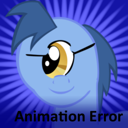 Size: 250x250 | Tagged: animation error, artist:brony91, artist:jakethespy, blues, cyclops, dead source, derpibooru import, donny swineclop, noteworthy, safe, spoilered image joke