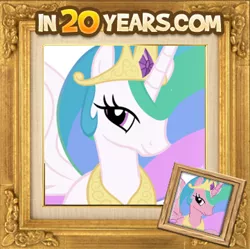 Size: 361x360 | Tagged: safe, derpibooru import, princess celestia, in 20 years, photo, pinklestia