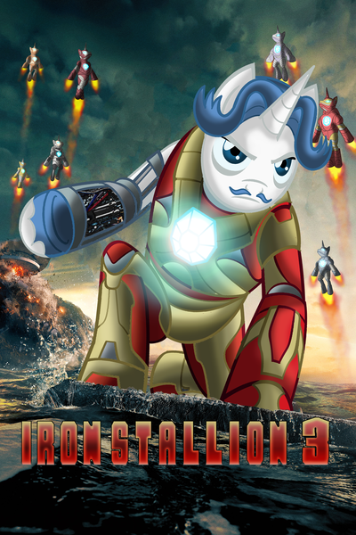 Size: 2848x4272 | Tagged: artist:voltictail, derpibooru import, fancypants, iron man, marvel, parody, poster, safe