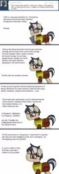 Size: 540x1562 | Tagged: safe, artist:kroz, derpibooru import, oc, unofficial characters only, earth pony, pony, pony creator, armor, comic, glasses, prosthetic limb, prosthetics, question