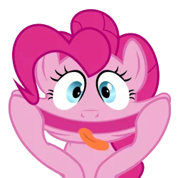 Size: 1476x1476 | Tagged: artist:chipmagnum, derpibooru import, funny face, pinkie pie, safe, simple background, transparent background, vector