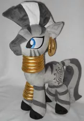 Size: 748x1069 | Tagged: safe, artist:calusariac, derpibooru import, zecora, zebra, awesome, irl, photo, plushie, solo