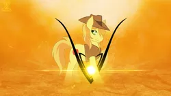 Size: 1920x1080 | Tagged: artist:infernuz, braeburn, derpibooru import, lens flare, safe, vector, wallpaper