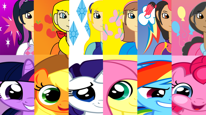 Size: 1024x576 | Tagged: applejack, artist:odiz, blythe baxter, carly spencer, crossover, derpibooru import, fluttershy, frankie greene, icarly, kelley hammon, littlest pet shop, mane six, megan williams, miko nakadai, pinkie pie, rainbow dash, rarity, safe, shezow, transformers, transformers prime, transformers rescue bots, twilight sparkle