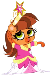 Size: 1280x1864 | Tagged: artist:cartuneslover16, barely pony related, big crown thingy, clothes, coronation dress, crossdressing, crossover, derpibooru import, dress, hairstyle, littlest pet shop, russell ferguson, safe