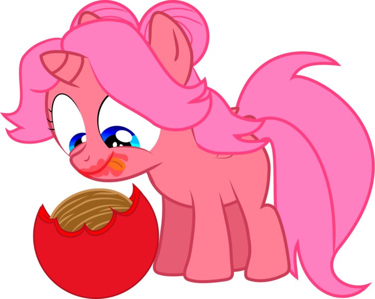 Size: 1250x996 | Tagged: safe, artist:creshosk, derpibooru import, oc, oc:cherry bloom, unofficial characters only, alicorn, pony, alicorn oc, cherry, eating, food, fruit, image, png, solo