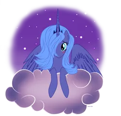 Size: 1157x1104 | Tagged: artist:mlpazureglow, blushing, cloud, cute, daaaaaaaaaaaw, derpibooru import, lunabetes, princess luna, s1 luna, safe, solo