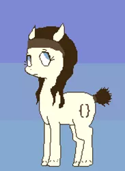 Size: 352x480 | Tagged: artist:prot, derpibooru import, minimalist, music, null, oc, oc:null, pixel art, safe, sogreatandpowerful, solo, unofficial characters only