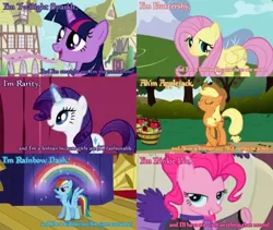 Size: 500x422 | Tagged: applejack, derpibooru import, female, fluttershy, lesbian, lowres, pinkie pie, rainbow dash, rarity, safe, shitposting, troll, twilight sparkle