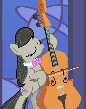 Size: 284x360 | Tagged: animated, cello, derpibooru import, extreme speed animation, musical instrument, octavia melody, safe, screencap, seizure warning, solo, the best night ever