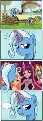 Size: 579x1600 | Tagged: safe, derpibooru import, applejack, fluttershy, pinkie pie, rainbow dash, rarity, snails, snips, trixie, twilight sparkle, equestria girls, exploitable meme, meh, meme, unimpressed trixie meme