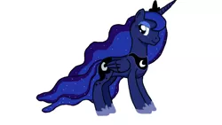 Size: 1280x720 | Tagged: artist:jbond, derpibooru import, princess luna, safe, simple background, solo, white background