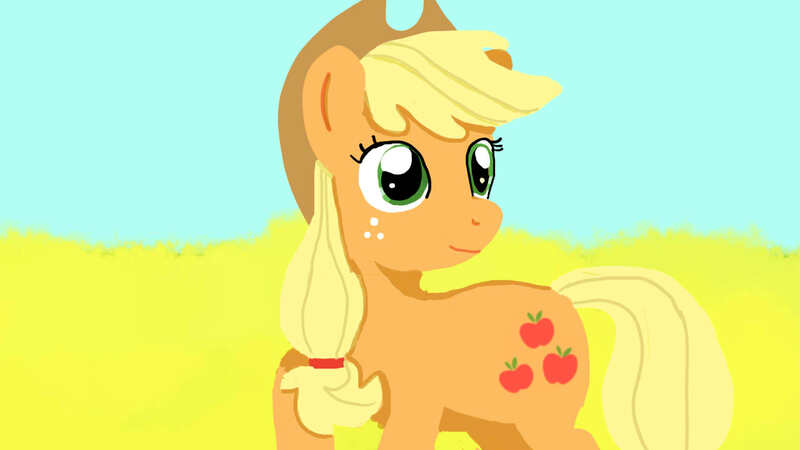 Size: 1280x720 | Tagged: safe, artist:jbond, derpibooru import, applejack, solo