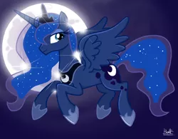 Size: 1024x800 | Tagged: artist:benkomilk, derpibooru import, moon, princess luna, safe, solo