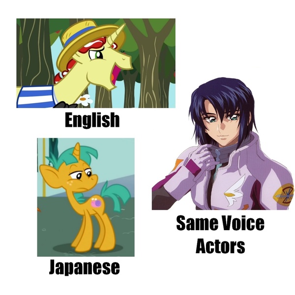 Size: 1024x1024 | Tagged: akira ishida, athrun zala, derpibooru import, english, exploitable meme, flim, gundam, gundam seed, gundam seed destiny, japanese, safe, same voice actor, sam vincent, snails