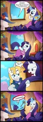 Size: 784x2200 | Tagged: artist:madmax, blueabuse, comic, derpibooru import, parody, prince blueblood, rapunzel, raripunzel, rarity, safe, spanish, translation