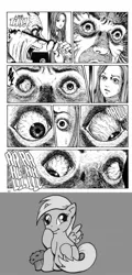 Size: 750x1565 | Tagged: semi-grimdark, derpibooru import, derpy hooves, pegasus, pony, comic, female, junji ito, mare, uzumaki