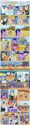 Size: 1200x4954 | Tagged: adorkable, airship, artist:muffinshire, background pony, bag, bell, clothes, comic, comic:twilight's first day, cute, derpibooru import, dork, filly, foal, luggage, luggage cart, magic, muffinshire is trying to murder us, night light, notepad, oc, oc:dizzy star, oc:sergeant thunderhead, panic, pencil, safe, salute, scar, screaming, shining armor, slice of life, smarty pants, telekinesis, twiabetes, twilight sparkle, twilight velvet, uniform