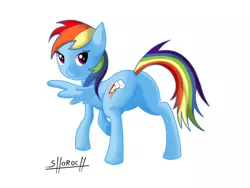 Size: 1100x825 | Tagged: artist:shoroch, derpibooru import, plot, rainbow dash, safe, solo