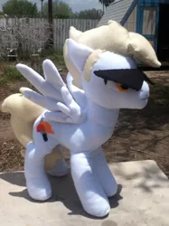 Size: 500x667 | Tagged: artist:ragefulrainbowdrinker, derpibooru import, dirk strider, homestuck, irl, photo, plushie, ponified, safe, sunglasses