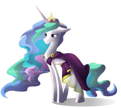 Size: 2592x2313 | Tagged: safe, artist:wolfsknight, derpibooru import, princess celestia, alicorn, pony, clothes, female, floppy ears, mare, simple background, solo, transparent background, vector, watermark