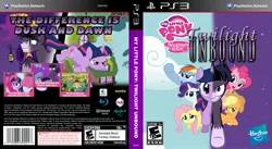 Size: 3224x1762 | Tagged: applejack, artist:advanceddefense, box art, crossover, derpibooru import, fluttershy, game cover, mane six, parody, pinkie pie, playstation 3, rainbow dash, rarity, safe, sonic the hedgehog (series), sonic unleashed, tumblr, twilight sparkle, twilight unbound, werelight shine