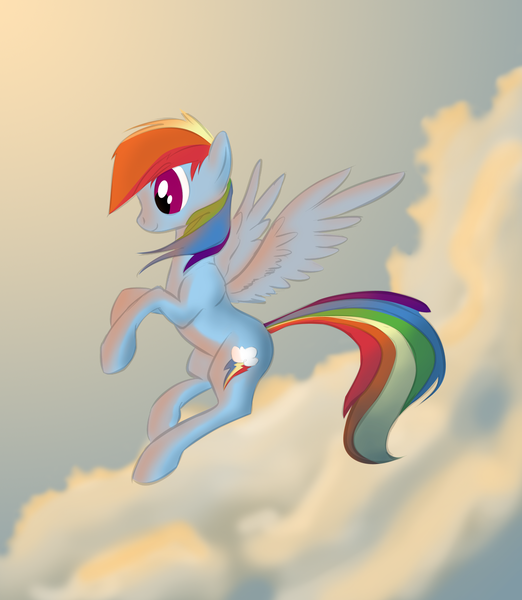 Size: 2000x2300 | Tagged: artist:no-pony-tail, artist:rubrony, colored, derpibooru import, rainbow dash, safe, solo