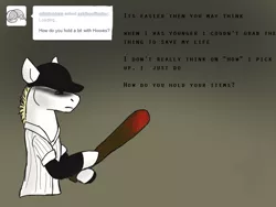 Size: 800x600 | Tagged: asktheponypurifier, baseball bat, derpibooru import, off, ponified, safe, the batter