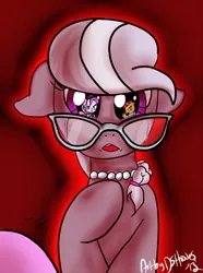 Size: 446x600 | Tagged: artist:dshooves, babs seed, derpibooru import, diamond tiara, glasses, outcast, reflection, safe, shock, shove, silver spoon