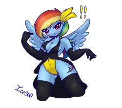 Size: 900x799 | Tagged: ambiguous facial structure, anthro, artist:kikiluv17, breasts, busty rainbow dash, clothes, derpibooru import, evening gloves, female, rainbow dash, suggestive