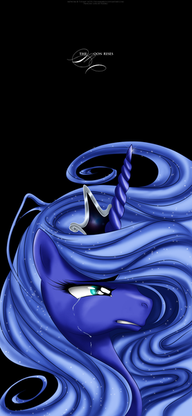 Size: 1842x3988 | Tagged: artist:tiffanymarsou, crying, derpibooru import, princess luna, safe, solo