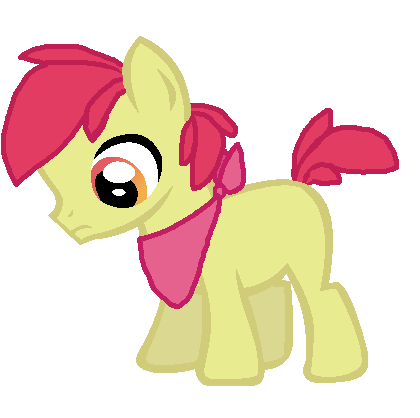 Size: 420x418 | Tagged: safe, artist:bronybase, artist:starryoak, derpibooru import, apple bloom, earth pony, pony, applebuck, neckerchief, rule 63, simple background, solo, transparent background