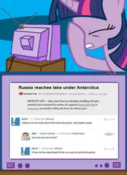 Size: 562x771 | Tagged: antarctica, derpibooru import, exploitable meme, facehoof, fail, funny, ken m, meme, physics, poe's law, russia, safe, stupidity, text, tv meme, twilight sparkle, yahoo