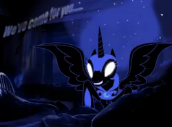 Size: 1190x875 | Tagged: bedroom, bronybait, caption, derpibooru import, image macro, night, nightmare moon, safe