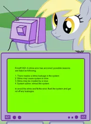 Size: 563x771 | Tagged: safe, derpibooru import, derpy hooves, pegasus, pony, exploitable meme, female, mare, slime, tv meme