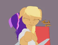 Size: 900x697 | Tagged: applejack, artist needed, comforting, crying, derpibooru import, doctor, hug, safe, twilight sparkle, wheelchair